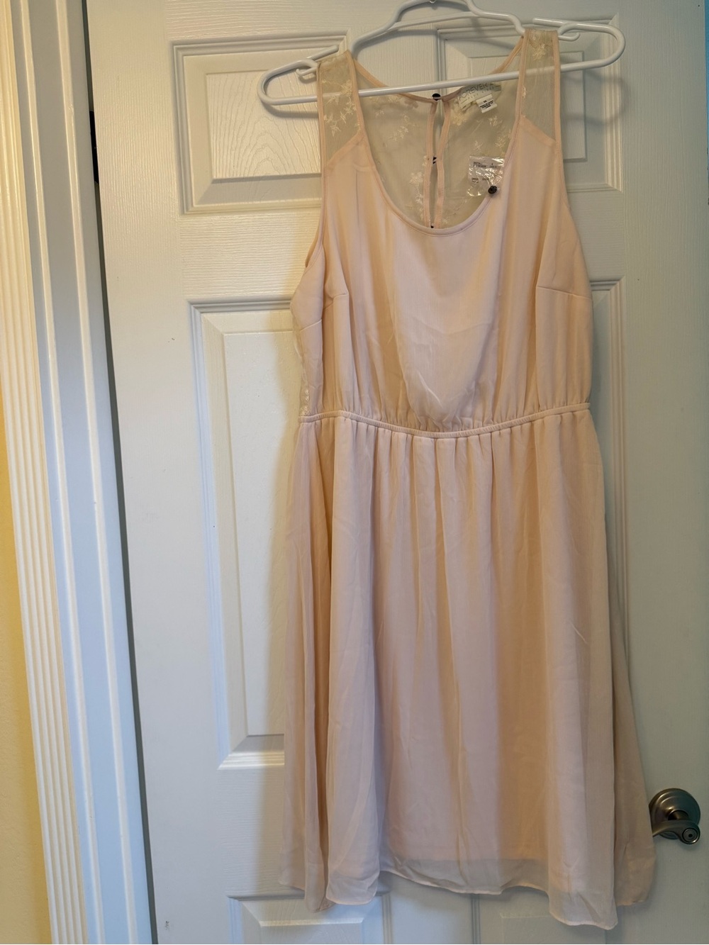 Forever 21 Blush Pink Sleeveless Mini Dress